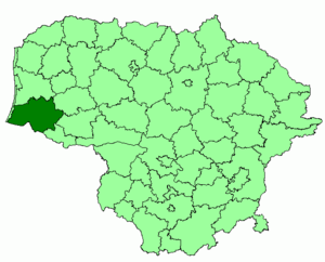 Шилутский район на карте