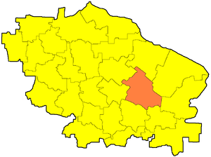 Будённовский муниципальный район на карте