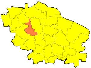 Грачёвский муниципальный район на карте
