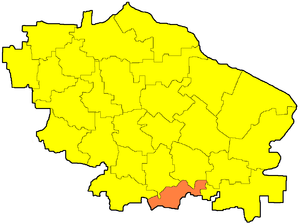 Кировский муниципальный район на карте