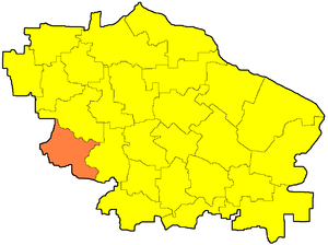 Кочубеевский муниципальный район на карте