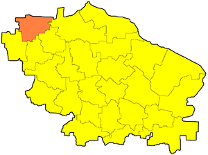 Красногвардейский муниципальный район на карте