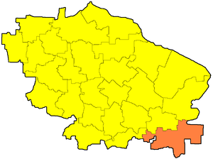 Курский муниципальный район на карте