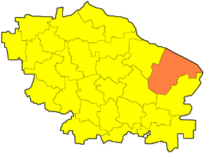 Левокумский муниципальный район на карте