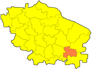 Степновский муниципальный район на карте
