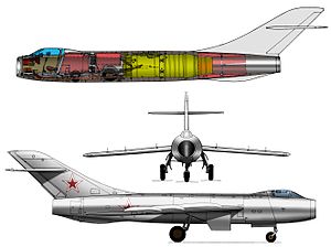 3D color view of a Sukhoi Su-17