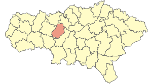 Татищевский муниципальный район на карте