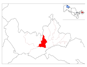 Туракурганский район на карте
