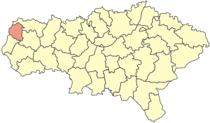 Турковский муниципальный район на карте