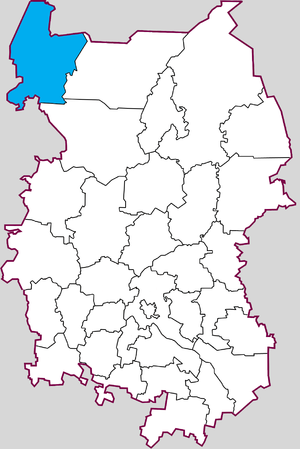 Усть-Ишимский район на карте