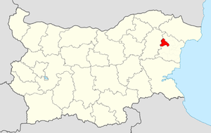 Община Ветрино на карте