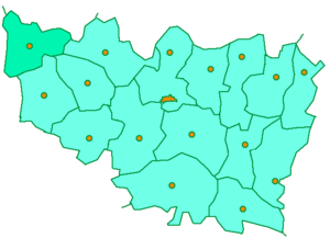 Александровский район на карте