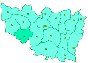 Петушинский район на карте