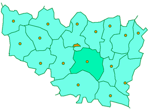 Судогодский район на карте