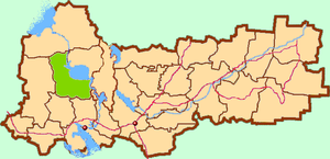 Белозерский муниципальный район на карте