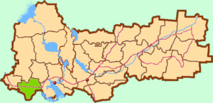 Устюженский район на карте