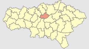 Воскресенский муниципальный район на карте