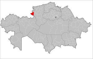 Житикаринский район на карте