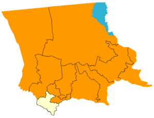 Жуалынский район на карте