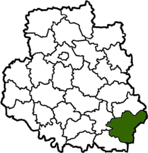 Бершадский район на карте