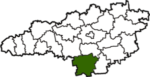 Бобринецкий район на карте