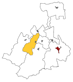 Дигорский район на карте