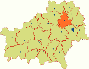 Буда-Кошелевский район на карте