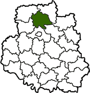 Калиновский район на карте