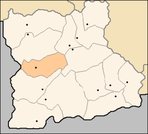 Община Кресна, карта