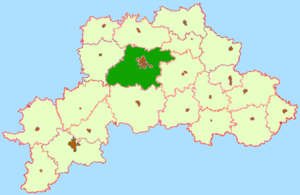 Могилёвский район на карте