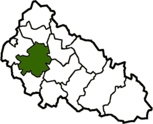 Мукачевский район на карте