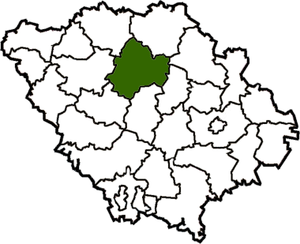 Миргородский район на карте