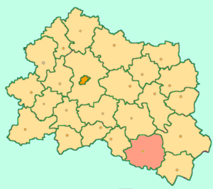 Колпнянский район на карте