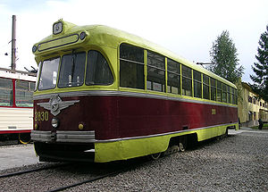 Трамвайный вагон РВЗ-6М2 в нижегородском музее горэлектротранспорта