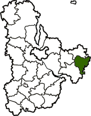 Яготинский район на карте