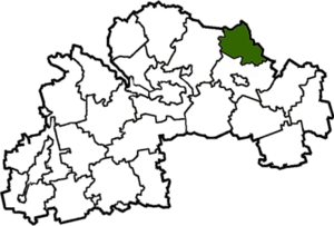 Юрьевский район на карте