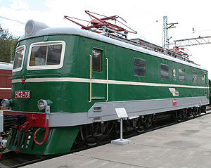 ЧС3 в Новосибирском железнодорожном музее