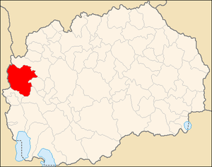Община Маврово и Ростуша на карте