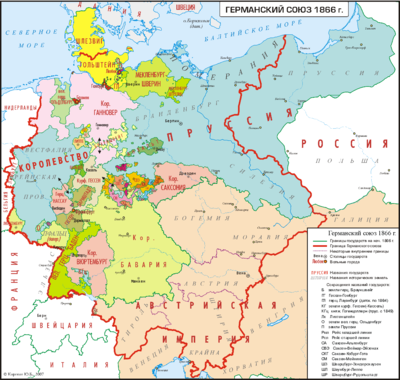 Германский союз перед австро-прусской войной