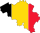 Flag and map of Belgium.svg