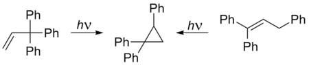 Di-p-methane rearrangement to 1,1,3-triphenylcyclopropane.png