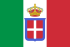 Flag of Italy (1861-1946) crowned alternate.svg