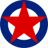 Soviet Russia Air force roundel (variant over RAF roundel).svg