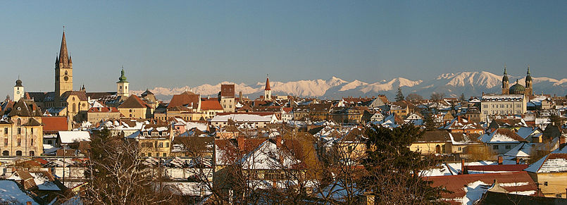 Германштадт (Сибиу) — культурная столица трансильванских саксов.