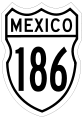 Carretera federal 186.svg