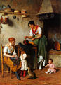 Blaas Eugen von A Helping Hand 1884 Oil On Panel.jpg
