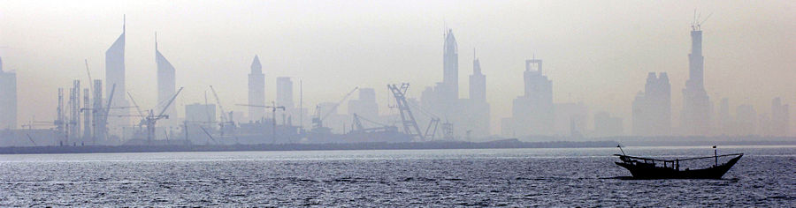 Панорама Дубая в 2006 году