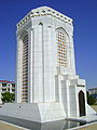 Huseyn Javid Mausoleum at Nakhchivan from side.jpg