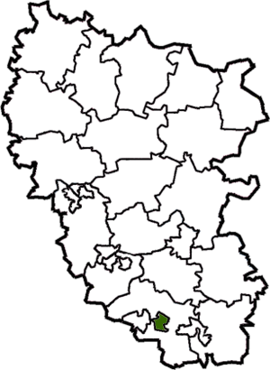 Антрацитовский городской совет, карта
