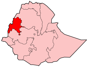 Бенишангул-Гумуз на карте